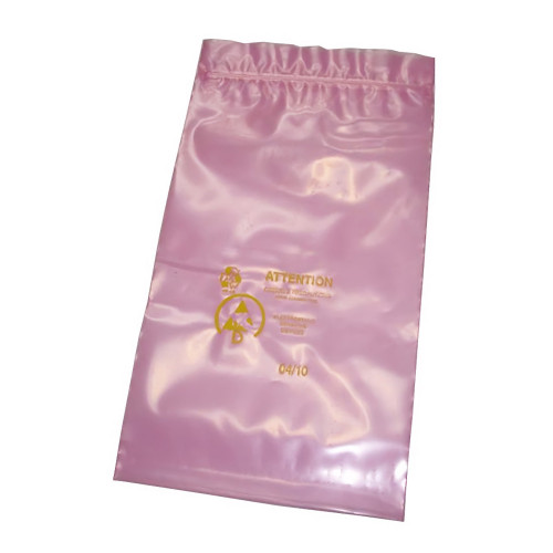 Desco Europe 203055 BAG, PINK, ZIP, 150MM x 255MM, ESD LOGO, 100/PK Desco Europe 203055 BAG, PINK, ZIP, 150MM x 255MM, ESD LOGO, 100/PK
