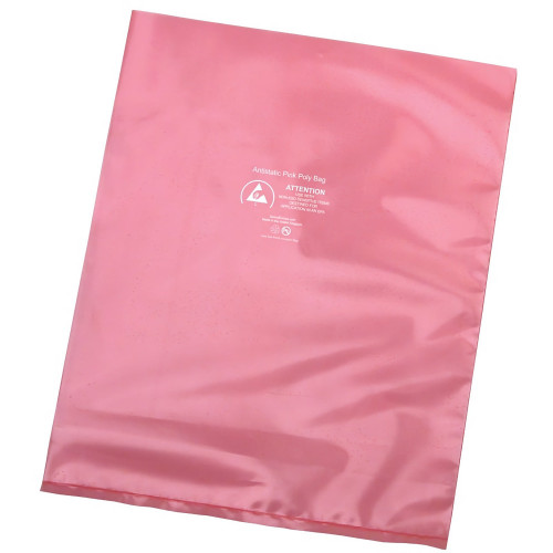 Desco Europe 204155 BAG, STATIC DISSIPATIVE, PINK, 70MU, 610MM x 915MM, 100/PK Desco Europe 204155 BAG, STATIC DISSIPATIVE, PINK, 70MU, 610MM x 915MM, 100/PK