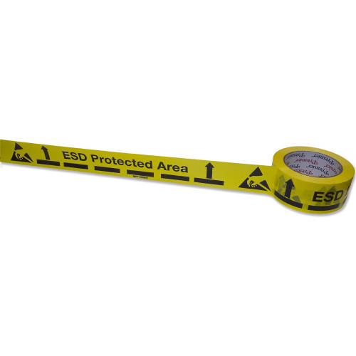 Desco Europe 210310 TAPE, FLOOR MARKING, ENGLISH, 50MM x 66M