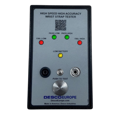 Desco Europe 222562 TESTER, WRIST STRAP, HI-SPEED/ HI-ACCURACY, AC VERSION