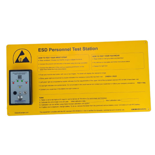Desco Europe 222563 TESTER,WRIST STRAP,HI-SPEED/ HI-ACCURACY,AC, W/WALL PLATE Desco Europe 222563 TESTER,WRIST STRAP,HI-SPEED/ HI-ACCURACY,AC, W/WALL PLATE
