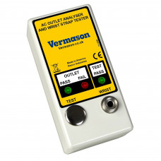 Desco Europe 224715 AC OUTLET ANALYSER & WRIST STRAP TESTER, EUROPE