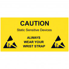 Desco Europe 229190 SIGN, RIGID, CAUTION, YELLOW, 600MM x 300MM, NO LOGO