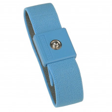 Desco Europe 229710 WRISTBAND, ELASTIC ADJUSTABLE, 4MM, LIGHT BLUE