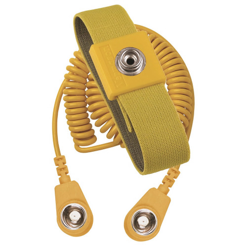 Desco Europe 229830 WRIST STRAP,ADJ,ELASTIC,YELLOW ,2M CORD,10MM/10MM SOCKET Desco Europe 229830 WRIST STRAP,ADJ,ELASTIC,YELLOW ,2M CORD,10MM/10MM SOCKET