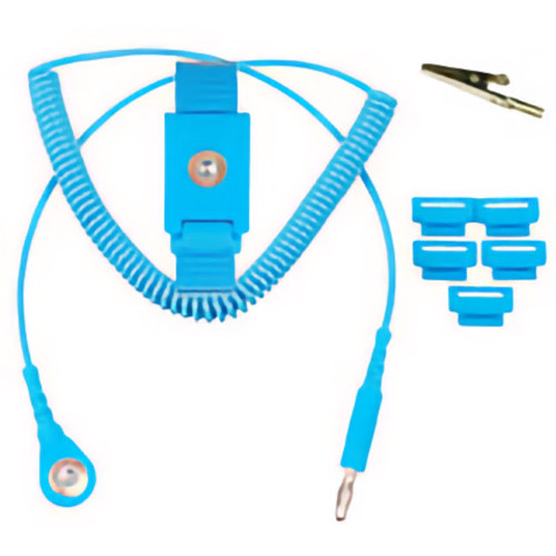 Desco Europe 229865 ERGOBAND WRIST STRAP, BLUE, 1.8M, 4MM SNAP Desco Europe 229865 ERGOBAND WRIST STRAP, BLUE, 1.8M, 4MM SNAP