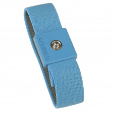 Desco Europe 229972 Elastic Adjustable Wrist Band, Light Blue, 4mm