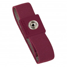 Desco Europe 229983 Elastic Adjustable Wrist Band, Red, 10mm, 100/PK