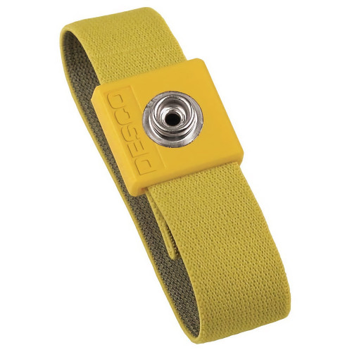 Desco Europe 229985 Elastic Adjustable Wristband, Yellow,10 mm, 100/PK Desco Europe 229985 Elastic Adjustable Wristband, Yellow,10 mm, 100/PK