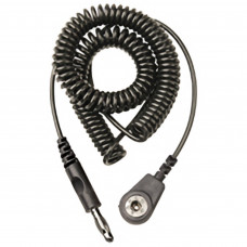Desco Europe 230155 CORD, COILED, 2M, 4MM PLUG/4MM SOCKET