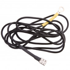 Desco Europe 230492 CORD, STRAIGHT, 1M, M5 RING TERMINAL/ 6.3MM X 0.8MM SPADE