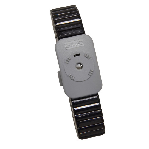 Desco Europe 2386 WRIST BAND, DUAL CONDUCTOR, METAL, LARGE