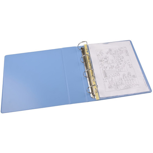 Desco Europe 238711 DISSIPATIVE RING BINDER, A4, 4-RING, 50MM Desco Europe 238711 DISSIPATIVE RING BINDER, A4, 4-RING, 50MM