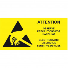 Desco Europe 242110 LABEL, SUSCEPTIBILITY, ENGLISH 25MM X 50MM, ROLL OF 1000