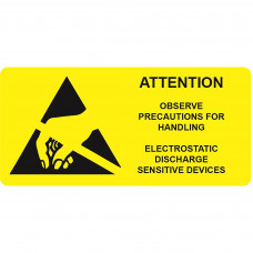 Desco Europe 242125 LABEL, SUSCEPTIBILITY, ENGLISH  38MM X 76MM, ROLL OF 1000