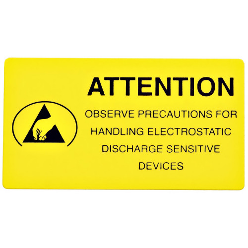 Desco Europe 242165 LABEL, PROTECTION, ENGLISH, 45MM x 25MM, ROLL OF 1000 Desco Europe 242165 LABEL, PROTECTION, ENGLISH, 45MM x 25MM, ROLL OF 1000