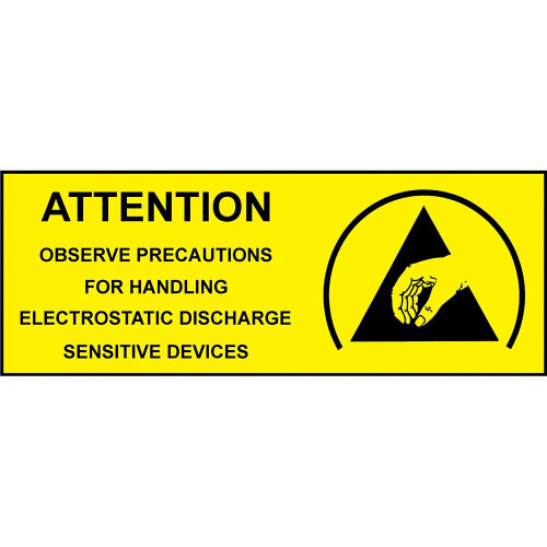 Desco Europe 242170 LABEL, PROTECTION, ENGLISH, 76MM x 38MM, ROLL OF 1000 Desco Europe 242170 LABEL, PROTECTION, ENGLISH, 76MM x 38MM, ROLL OF 1000