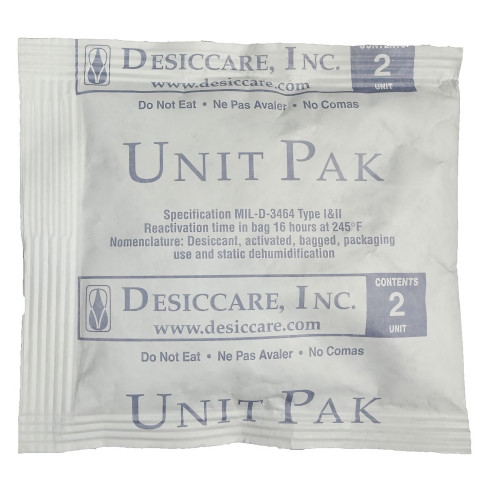 Desco Europe 2PLDES150 DESICCANT, TYVEK, 2 UNIT 150/PAIL Desco Europe 2PLDES150 DESICCANT, TYVEK, 2 UNIT 150/PAIL