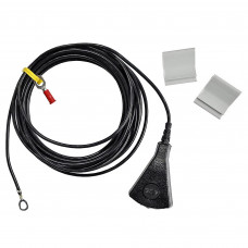 Desco Europe 3048 COMMON GROUND CORD KIT, 4.6M, 10MM MALE SNAP, 1 MEG RESISTOR