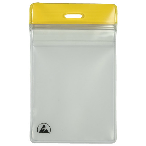 Desco Europe 35016 BADGE HOLDER, ESD, ZIPPER, VERTICAL, 68mm x 107mm Desco Europe 35016 BADGE HOLDER, ESD, ZIPPER, VERTICAL, 68mm x 107mm