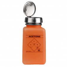 Desco Europe 35271 ONE-TOUCH, DURASTATIC, ORANGE, HDPE,180ML ACETONE PRINTED
