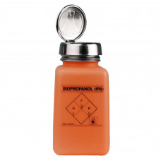 Desco Europe 35272 ONE-TOUCH, DURASTATIC, ORANGE, HDPE,180ML IPA PRINTED