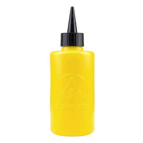 Desco Europe YELLOW CONE TOP BOTTLE, 8 OZ (240 ML), DURASTATIC Desco Europe YELLOW CONE TOP BOTTLE, 8 OZ (240 ML), DURASTATIC