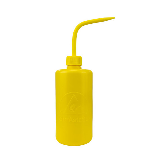 Desco Europe 35793 YELLOW WASH BOTTLE, 16 OZ (475 ML), DURASTATIC Desco Europe 35793 YELLOW WASH BOTTLE, 16 OZ (475 ML), DURASTATIC