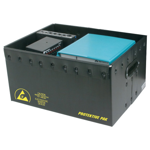 Desco Europe 39104 STORAGE CONTAINER, PLASTEK, 581 X 327 X 464 MM