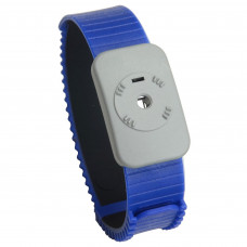 Desco Europe 4720 WRISTBAND, DUAL CONDUCTOR, THERMOPLASTIC, BLUE