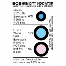 Desco Europe 51060HIC125 HUMIDITY CARD, 5-10-60% 125/CAN