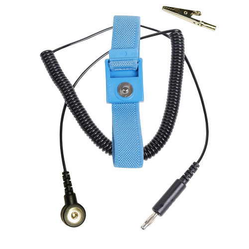 Desco Europe 229864 TRUSTAT WRIST STRAP, ADJ, BLUE , 1.8M, 4MM SNAP Desco Europe 229864 TRUSTAT WRIST STRAP, ADJ, BLUE , 1.8M, 4MM SNAP