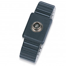 Desco Europe 60021 WRISTBAND, METAL EXP, SMALL, 10MM STUD