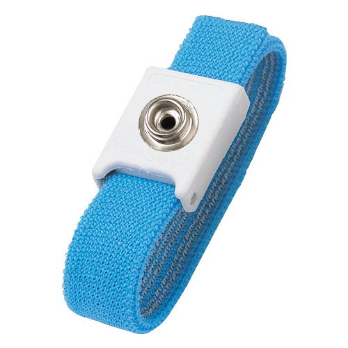 Desco Europe 60060 WRISTBAND, ELASTIC, LT BLUE 10MM STUD Desco Europe 60060 WRISTBAND, ELASTIC, LT BLUE 10MM STUD