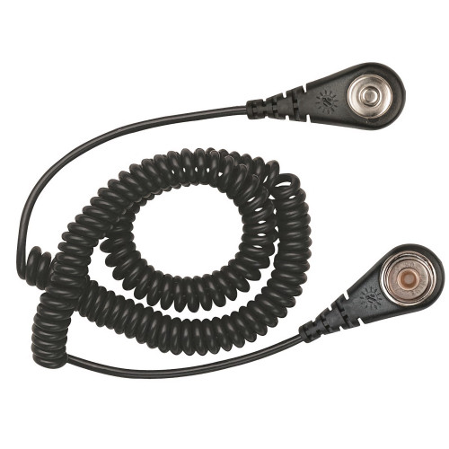 Desco Europe 60334 CORD, COILED, BLACK, 10MM SKT 1.8M, 4MM