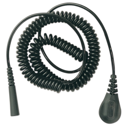 Desco Europe 60339 CORD, COILED, BLACK, SHROUDED BANANA, 1.8M, 4MM Desco Europe 60339 CORD, COILED, BLACK, SHROUDED BANANA, 1.8M, 4MM