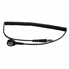 Desco Europe 60366 CORD, COILED, BLACK, 1.8M, BANANA/4MM, 1 MEG