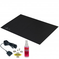 Desco Europe 66426 MAT KIT, STATFREE T2 PLUS RUBBER, DISSIPATIVE, GREY, 1.5MM x 0.6M x 0.9M