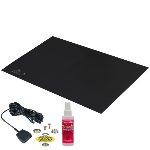 Desco Europe 66442 MAT KIT, STATFREE T2 PLUS RUBBER, DISSIPATIVE, GREY, 1.5MM x 0.9M x 1.8M Desco Europe 66442 MAT KIT, STATFREE T2 PLUS RUBBER, DISSIPATIVE, GREY, 1.5MM x 0.9M x 1.8M