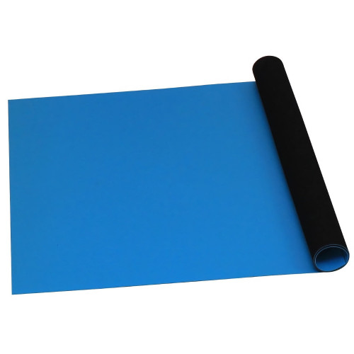 Desco Europe 66403 ROLL, STATFREE T2 PLUS RUBBER, DISSIPATIVE, BLUE, 1.5MM x 1.2M x 12.2M Desco Europe 66403 ROLL, STATFREE T2 PLUS RUBBER, DISSIPATIVE, BLUE, 1.5MM x 1.2M x 12.2M