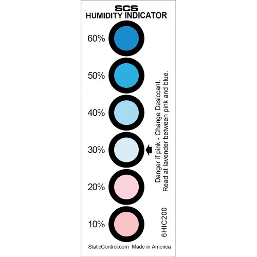 Desco Europe 6HIC200 HUMIDITY CARD, 6-SPOT, 200/CAN Desco Europe 6HIC200 HUMIDITY CARD, 6-SPOT, 200/CAN
