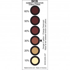 Desco Europe 6HIC200-CF HUMIDITY INDICATOR CARD, COBALT-FREE, 10-20-30-40-50-60%, 200/CAN