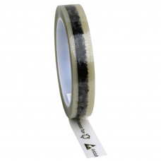 Desco Europe 242271 TAPE, WESCORP,CLEAR,ESD SYMBOL 18MM x 65.8M, 76.2MM CORE