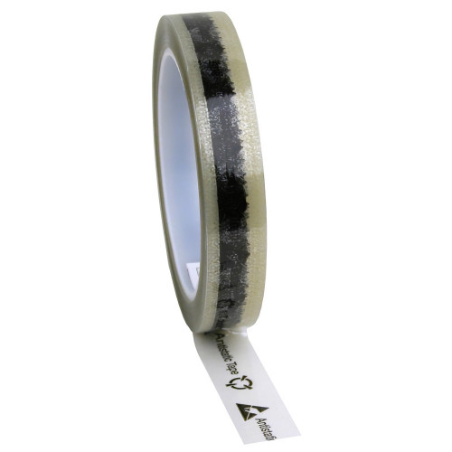 Desco Europe 242271 TAPE, WESCORP,CLEAR,ESD SYMBOL 18MM x 65.8M, 76.2MM CORE Desco Europe 242271 TAPE, WESCORP,CLEAR,ESD SYMBOL 18MM x 65.8M, 76.2MM CORE