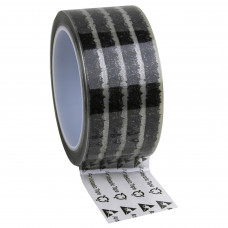 Desco Europe 242273 TAPE, WESCORP,CLEAR,ESD SYMBOL 48MM x 65.8M, 76.2MM CORE