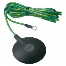 Desco Europe 770115 Ground Cord, Mat, 10mm Stud No Resistor, 15' 