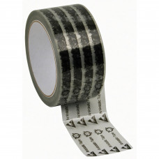 Desco Europe 71160 TAPE,WESCORP,CLEAR,W/SYMBOLS, 50MM x 66M, 76MM PAPER CORE