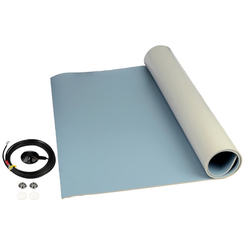 Desco Europe 8254 MAT ROLL, 3-LAYER VINYL, 8200 SERIES, BLUE, 3.5MMx1.2Mx7.3M Desco Europe 8254 MAT ROLL, 3-LAYER VINYL, 8200 SERIES, BLUE, 3.5MMx1.2Mx7.3M