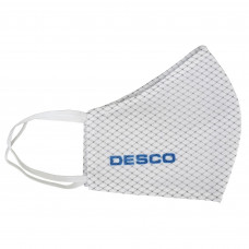 Desco Europe 97554 Mascherina statica dissipativa, bianca, Large/X-Large