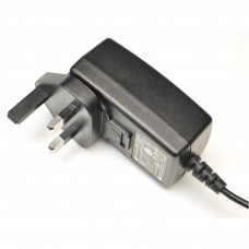 Desco Europe 222560 ADAPTER, 100-240VAC IN, 12VDC 1.25A OUT, UK PLUG